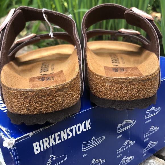 New In Box-Birkenstock Arizona-Stone-Sz 40 (9)-Medium-Narrow Fit - Picture 9 of 16